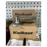 (12) Kwiksetï¿½ Dummy Lever Sets in Satin Nickel