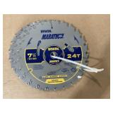Irwin Construction 7 1/4' 24T Saw Blades x7