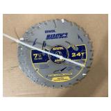 Irwin Construction 7 1/4' 24T Saw Blades x7