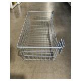 24'L Wall Mount Mesh Wire Baskets in Gray x 2