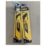 Dewalt 6' 14TPI Reciprocating Blades x2