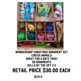 Wondershop Christmas Ornament Set x 2