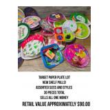 Target Paper Plate Lot