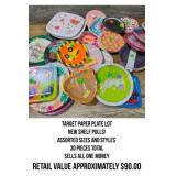 Target Paper Plate Lot
