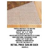 Traffic Master 2' x 8' Rug Pad x 2