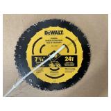 DeWalt 7 1/4' 24T Framing Saw Blades x5
