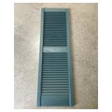 (4) 15' x 47' Open Louver Dark Spruce Shudders