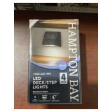4Pk Solar LED Deck/Step Lights in Bronze x 4