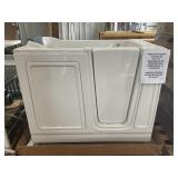 28' x 48' White Walk In Tub