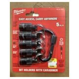 Milwaukee 5 Pc. Bit Holder W/Carabiner