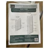 20' x 36' Add-On Blinds for Doors in White