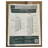 20' x 36' Add-On Blinds for Doors in White