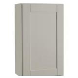 18'W Shaker Wall Cabinet in Dove Gray