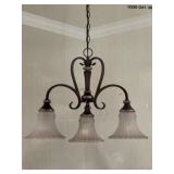 Reims 3-Light Chandelier in Antique Bronze