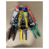 Assorted Aviation Snips x3
