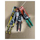 Assorted Aviation Snips x3