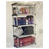RTA 5-Tier Shelving Unit in Light Gray