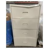 30'W 4-Tier Office Organizer Cabinet in Tan
