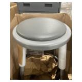Heavy-Duty Bar Stool w Padded Seat & Backrest