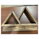 16'L Wooden Wall Mount Rack