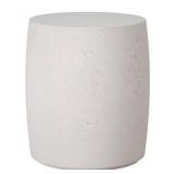 18'H Matte Terrazzo Chalk Round Garden Stool