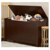 RTA Wooden Toy Box in Dark Brown