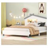 RTA Full-Size Bed Frame w Motion Sensor LED Light