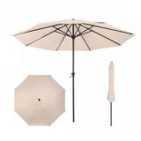 Pure Garden Retractable Outdoor Patio Umbrella