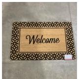 'Welcome' Border Printed Coir Mat