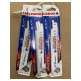 Lenox 5 Pc. 6' 18TPI Reciprocating Blades x3