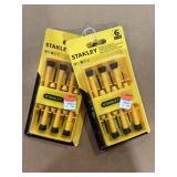 Stanley 6 Pc. Precision Screwdriver Set x2