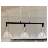 Quoizelï¿½ 3-Light Linear Chandelier in Nickel x 4