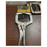 DeWalt 12' C-Clamp Locking Pliers x 2
