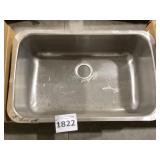 30" x 19" Undermount Stainless Steel Sink