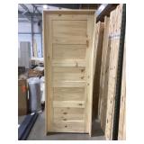 28" x 80" LH Pine 5-Panel Interior Door