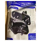 Self-Closing Adjustable Nylon Hinges x 6