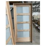 36" x 80" LH Oak 4-Panel Interior Door