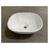 Aquabella 19-3/4" XL Square Sink in White x 2
