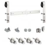 Interior Sliding Door Hardware in Nickel