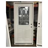 36" x 80" LH 1/2 View Steel Exterior Door