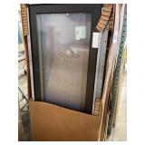 24" x 60" Dark Bronze Fixed Window Unit x 3