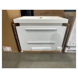31-1/2" Wall-Mount Vanity and Sink Combo in White