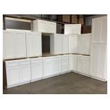 15Pc 36" Silvercreek White Shaker Kitchen