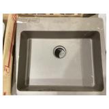 25" x 22" Single Bowl Quartz/Composite Sink x 2