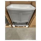 30" x 19.5" Vanity with Single Sink Top