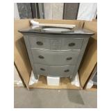 32" x 22" Vanity in Gray with Single Sink Top