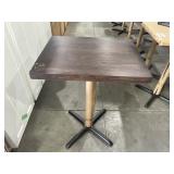 24" x 30" Bar Table in Espresso Oak
