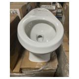 Pallet of White Elongated Toilet Bowls