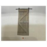 RTA 38" x 84" K-Series BiFold Barn Door-Smoke Gray