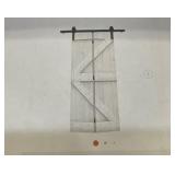 RTA 36" x 84" K-Series BiFold Barn Door in White